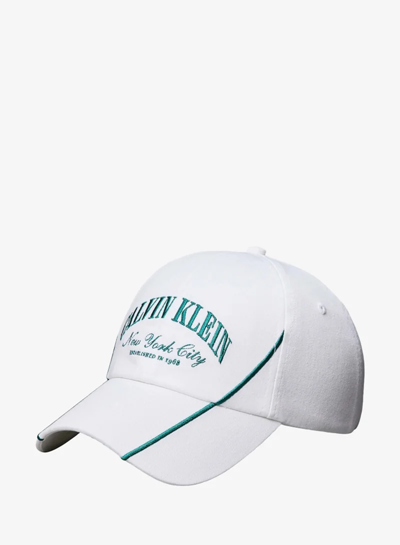 CALVIN KLEIN UV Twill Heritage Logo Adjustable Cap